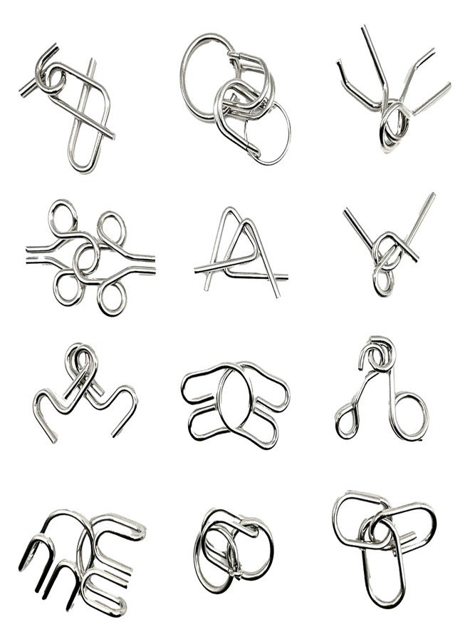 Project Genius 12 Puzzles Before Christmas Advent Calendar Book - Metal Disentanglement Puzzle Set, Brainteasers for Teens & Adults, Holiday Gift, Project Genius - Image 5